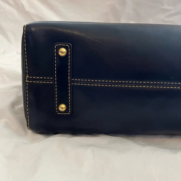 Dooney and Bourke Florentine Cameron satchel - Navy - Picture 9 of 11